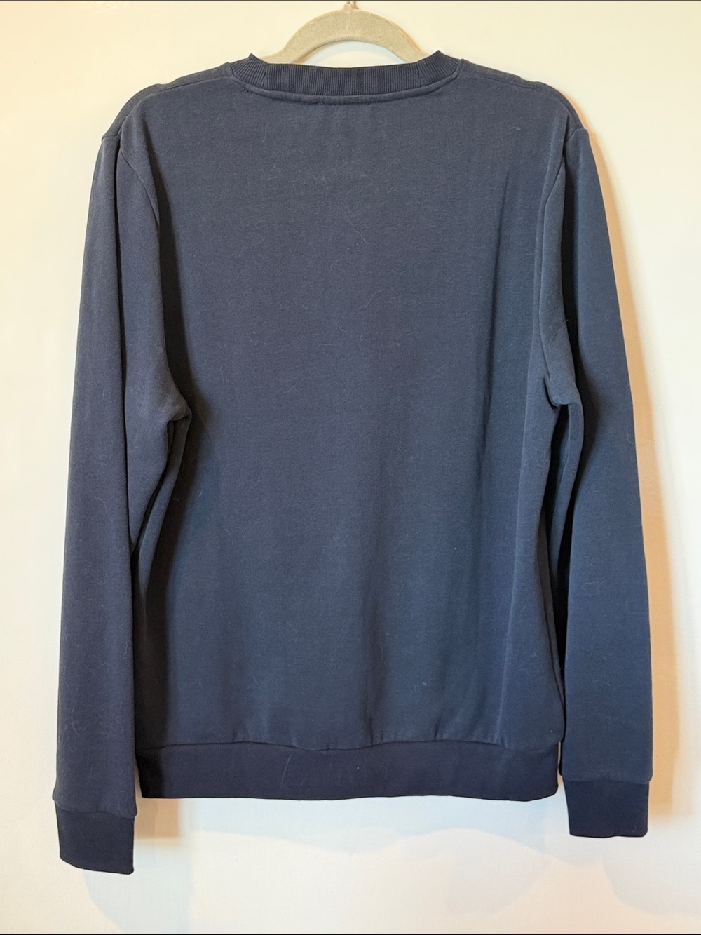 Revelstoke Men's Navy Crewneck with Mountain Village Graphic - Picture 5 of 6